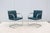 2010s Ludwig Mies Van Der Rohe Brno Tubular Chairs in Blue Leather by Gordon - A Pair For Sale - Image 5 of 18