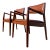 Mid-Century Modern Jens Risom Model C140 "Playboy" Walnut Armchairs - A Pair For Sale