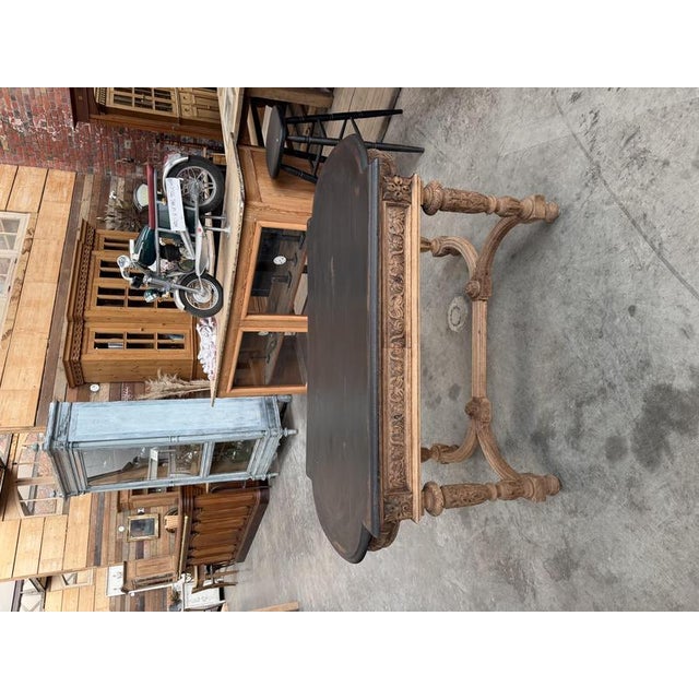 19th Century Oak Console Table For Sale - Image 9 of 13