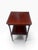 Brown Vintage Mahogany Two-Tier Side Table With Gallery Top For Sale - Image 8 of 9