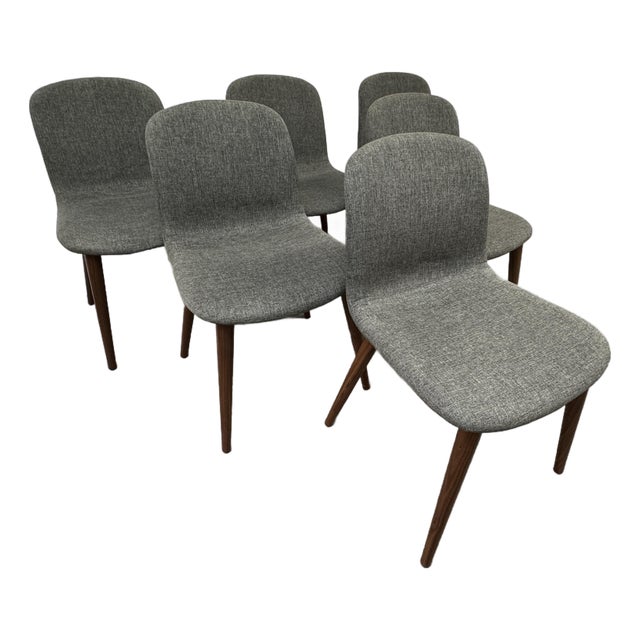 Omar De Baggio for Design Within Reach Bacco Chairs, Set of Six For Sale