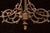 Antique Cast Iron Gothic Revival Three-Light Chandelier For Sale - Image 9 of 13