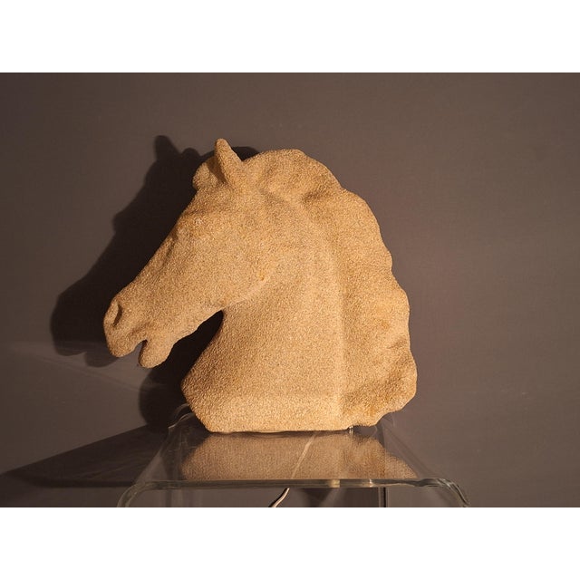 Mid-Century Modern Horse Head Light Object by by Luciano Sartoni, Italy, 1970s For Sale - Image 3 of 6