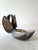 Rare silver plated Swan centerpiece with hinged wings.