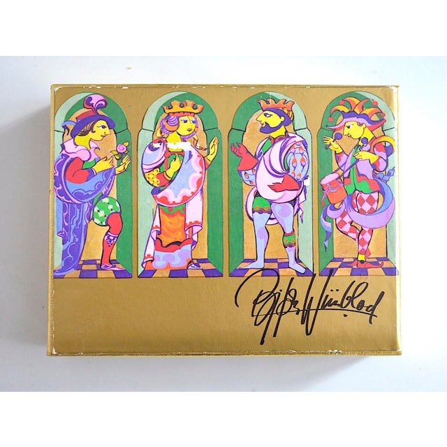 Paper Skat Game by Bjørn Wiinblad for Ferd.Piatnik & Sons, 1960s For Sale - Image 7 of 7