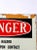 Vintage Metal Danger Sign For Sale - Image 6 of 9
