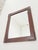 Brown Large Mirror in Cherry Wood, 1970s For Sale - Image 8 of 8