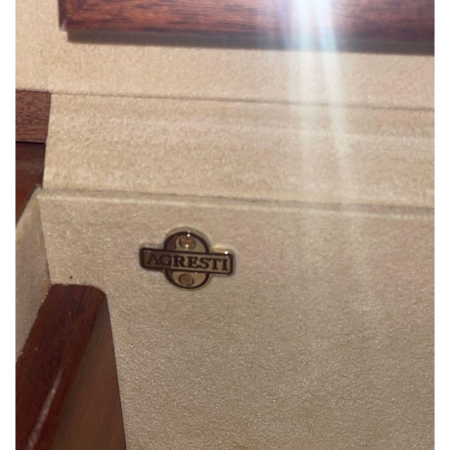 Agresti Lo Scrigno Briar & Mahogany Jewelry Armoire. Italy, 21st Century. For Sale - Image 9 of 14