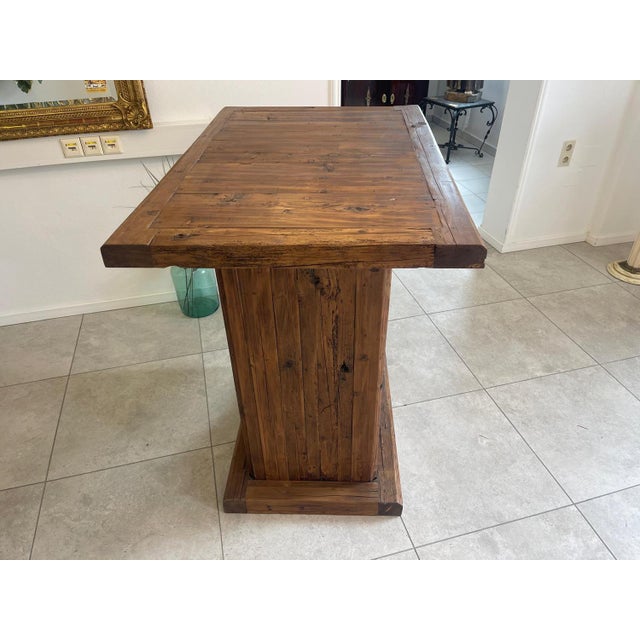 Wooden Sales Table in Pine For Sale - Image 10 of 18