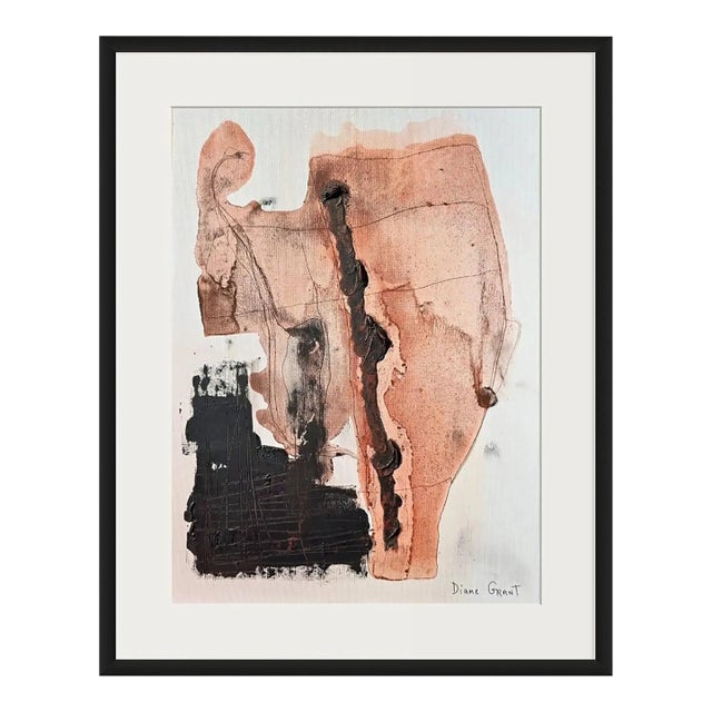 16.5" by 20.5" One-of-a-Kind Original Natural Color Palette Abstract Painting / Earth Tones / Abstraction For Sale