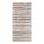 Vintage Striped Turkish Rag Rug - 4`11" X 10`3" For Sale