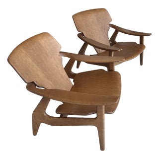 A Pair of Diz Lounge Arm Chair by Sergio Rodriques For Sale