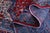 Red 1970s Vintage Persian Handmade Wool Cotton Red Area Rug For Sale - Image 8 of 11
