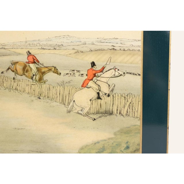 Hollywood Regency Magazine Rack with Painted Scene, France, 1950s For Sale - Image 6 of 14