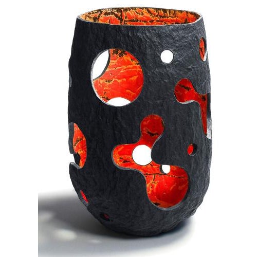 Contemporary Black Candle Lantern by Donatas Zukauskas For Sale - Image 3 of 6