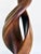 Wood 1980s Organic Modern Carved "Spiral" Abstract Wood Sculpture on Acrylic Cube Base For Sale - Image 7 of 11