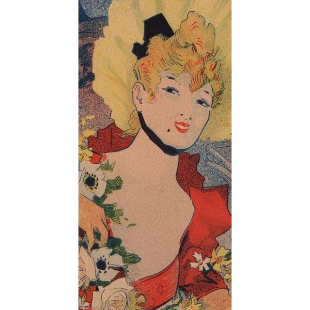 J. Chéret, Fête des Fleurs de Bagnères-de-Luchon from Les Maîtres de L'Affiche, 1898, Original Lithograph For Sale - Image 4 of 13