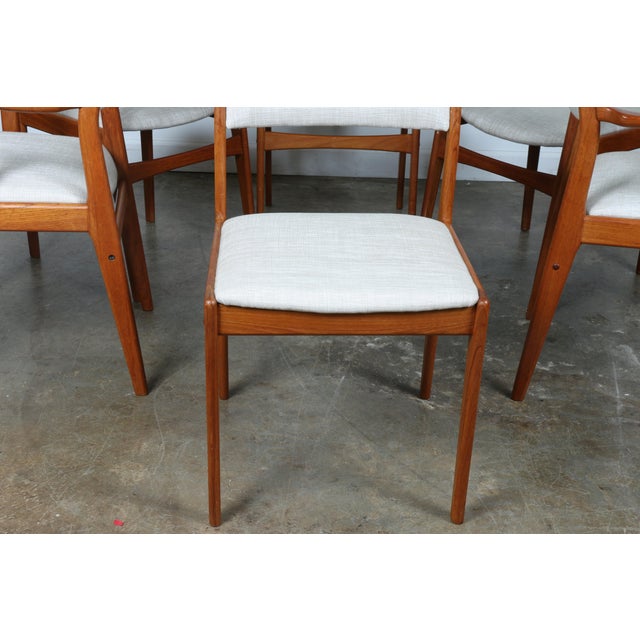 Teak Set of Denmark Dining Chairs Set of 6 Chairish