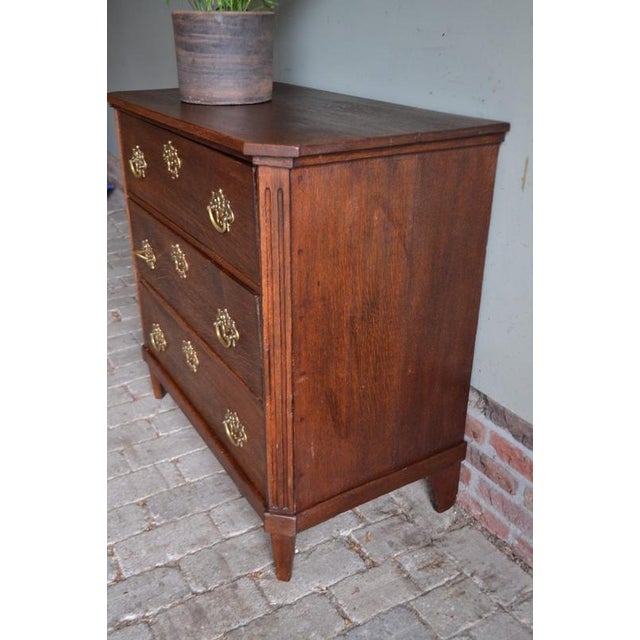 Antique Oak Chest of Drawers For Sale - Image 6 of 9