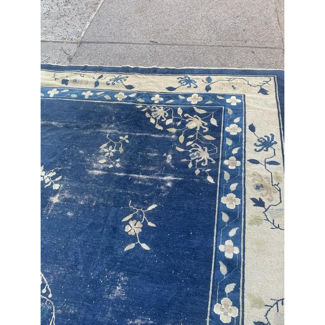 1900 - 1909 1900s, Handmade Antique Peking Chinese Rug 9.2' X 12.4' For Sale - Image 5 of 11
