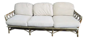 McGuire Gothic Style Bamboo Sofa