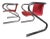 1970s Tubular Italian Style Designed Z Chairs by Kinetics For Sale