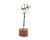 A 1963 sterling silver abstract sculpture by the American artist Ned Griner (1928-2017). This sculpture features a...