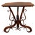 Late Victorian Polished Rosewood Bent Wood Scrolling Console Table Attributed to Thonet For Sale In Los Angeles - Image 6 of 7