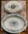 White English Antique Blue & White Tureen / Covered Dish With Crackle Glaze and Lovely Ribbon & Acorn Motifs for Cottage Core & Collectors - See Pics! For Sale - Image 8 of 10