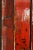 Antique 19th C. Chinese Red Lacquer Elm Armoire Wardrobe Linen Press For Sale - Image 11 of 12
