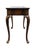Hekman Furniture Burled Walnut Traditional Style 57" Accent Sofa Table W. Rounded Corners For Sale - Image 10 of 12