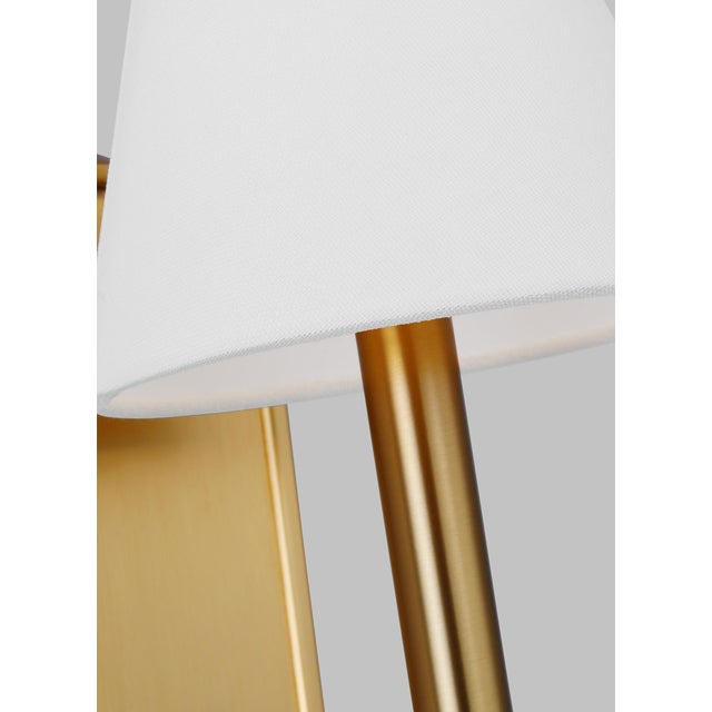 2020s Alexa Hampton by Visual Comfort Studio Paisley Tall Sconce, Burnished Brass For Sale - Image 5 of 10