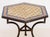 Moroccan Zellige Tile Top Hexagonal Table For Sale - Image 4 of 6