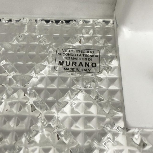 Modern Italian Murano Glass Textured Wall Sconces, 2000, Set of 2 For Sale - Image 10 of 12