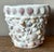 Sculpture Materials Vintage Boho Shell Encrusted Planter For Sale - Image 7 of 7