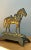 Mid-Century Modern Vintage Brass Horse Door Stop For Sale - Image 3 of 12