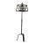 19th C. French Gothic Wrought Iron Double-Sided Music Stand With Fleur-De-Lis For Sale