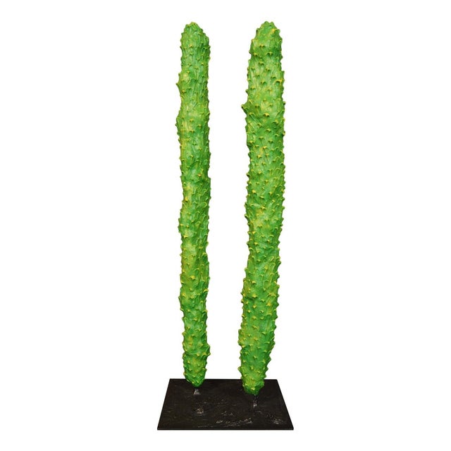 Black Pop Art Cactus Coat Hanger For Sale - Image 8 of 8