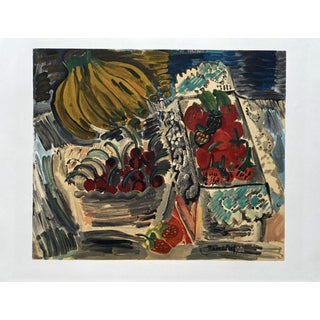 Raoul Dufy, Still Life with Fruits, Lithograph For Sale