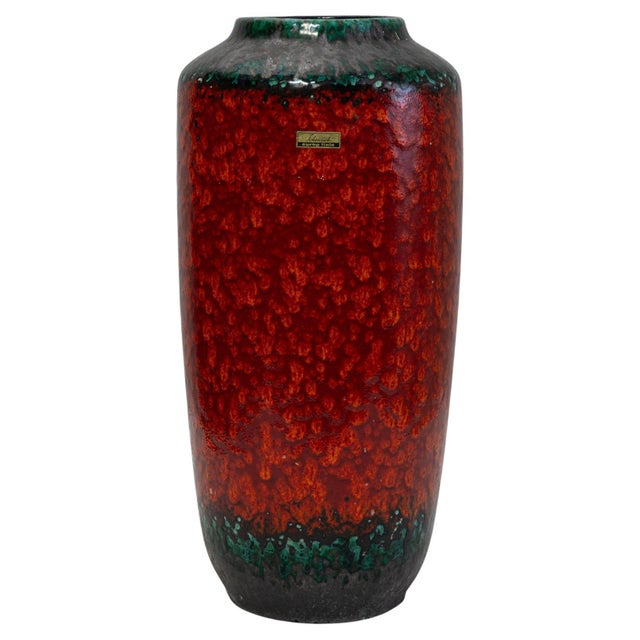 20th Century German 'W. Germany' Ceramic Vase For Sale - Image 9 of 18