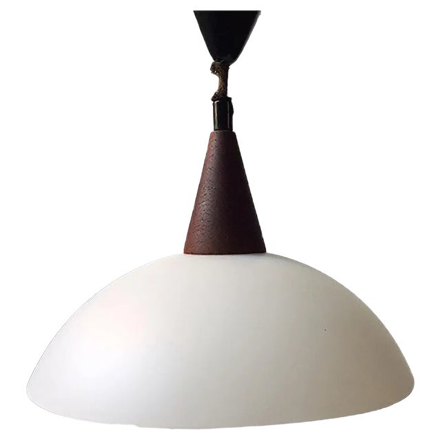 Vintage Danish Modernist Pendant Lamp, 1950s For Sale