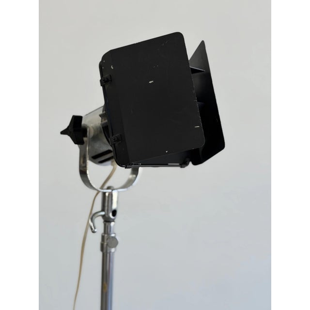 Vintage Berkey Film Spotlight Floor Lamp For Sale - Image 4 of 12
