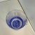 Vintage Contemporary Modern Lucite Blue Cut to Clear Ice Bucket With Tongs For Sale - Image 6 of 10