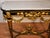 1880s Antique French Louis XVI Gold Gilt and Ebonized Carved Wood & Marble Top Console Table For Sale - Image 4 of 18