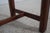 Brown Hickory Chair Chippendale Mahogany Ottoman Stool For Sale - Image 8 of 15