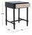 Coastal Estella 1 Drawer Accent Table in Black For Sale - Image 3 of 11