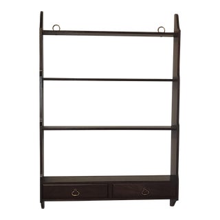 Wall Hanging Shelf With Drawer For Sale