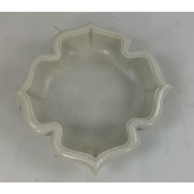 Original retail $400, stylish Made Goods Modern Large White Marble Bowl, showroom floor sample