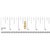 Early 21st Century 14K Yellow Gold Plated .925 Sterling Silver 1/2 Cttw Diamond Chain Link Drop Earrings (H-I Color, I1-I2 Clarity) For Sale - Image 5 of 5