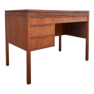Danish Style Mid Century Modern Writers Desk For Sale